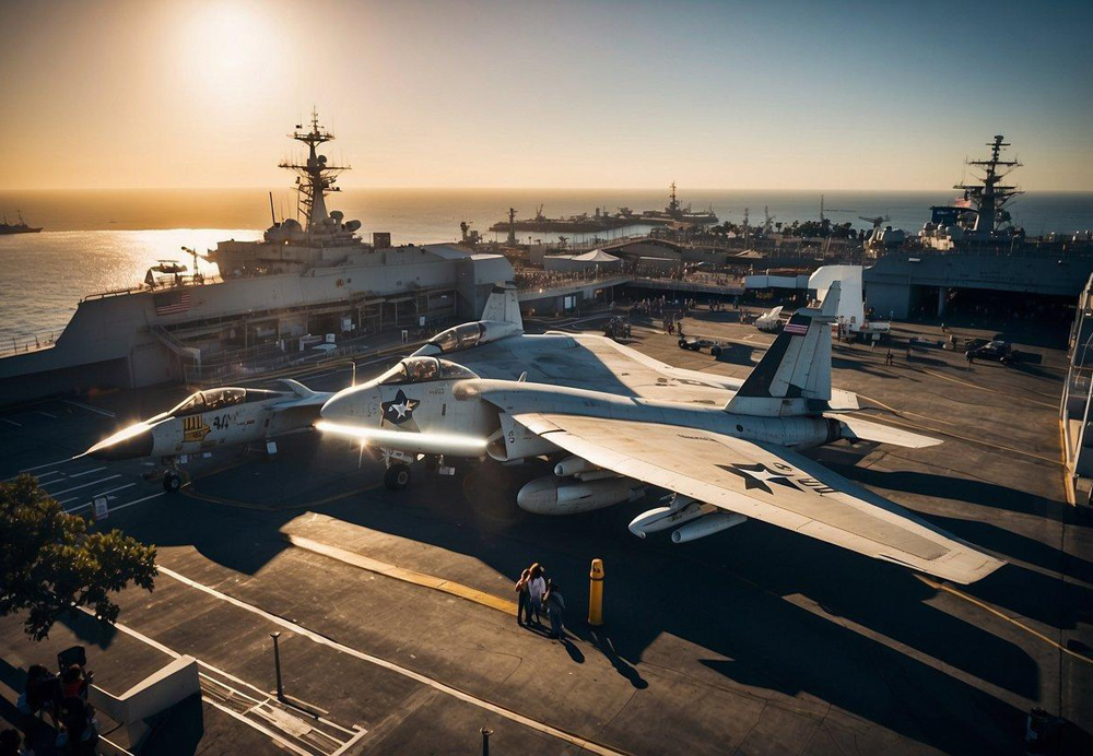 The USS Midway Museum in San Diego features iconic aircraft, interactive exhibits, and stunning views of the bay